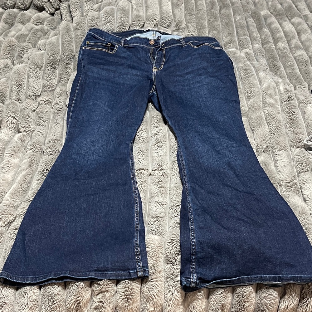 Hollister Deep Indigo Flare Jeans